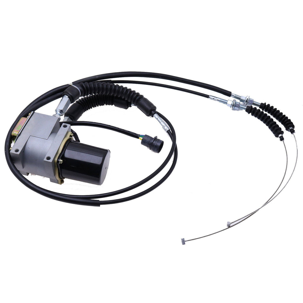 Throttle Motor 2475227 with 2 Cables For Caterpillar Excavator 311B 312 312B
