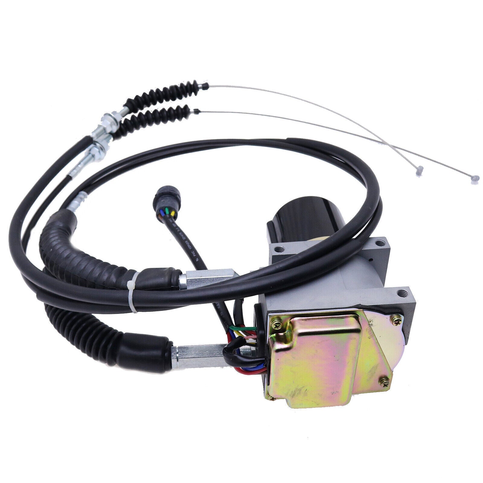 Throttle Motor 2475227 with 2 Cables For Caterpillar Excavator 311B 312 312B