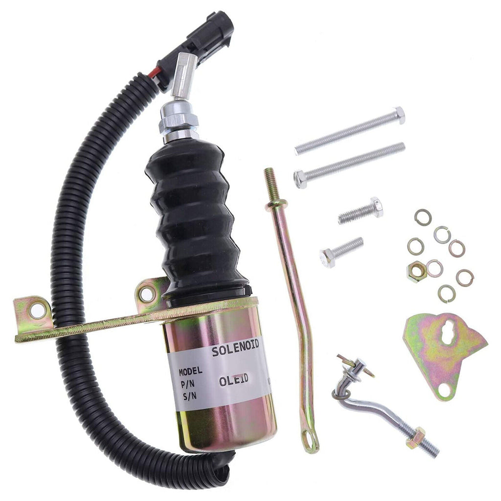 New Fuel Shutoff Solenoid SA-3742-12, 3932017 For Cummins Deutz Bosch RSV 12