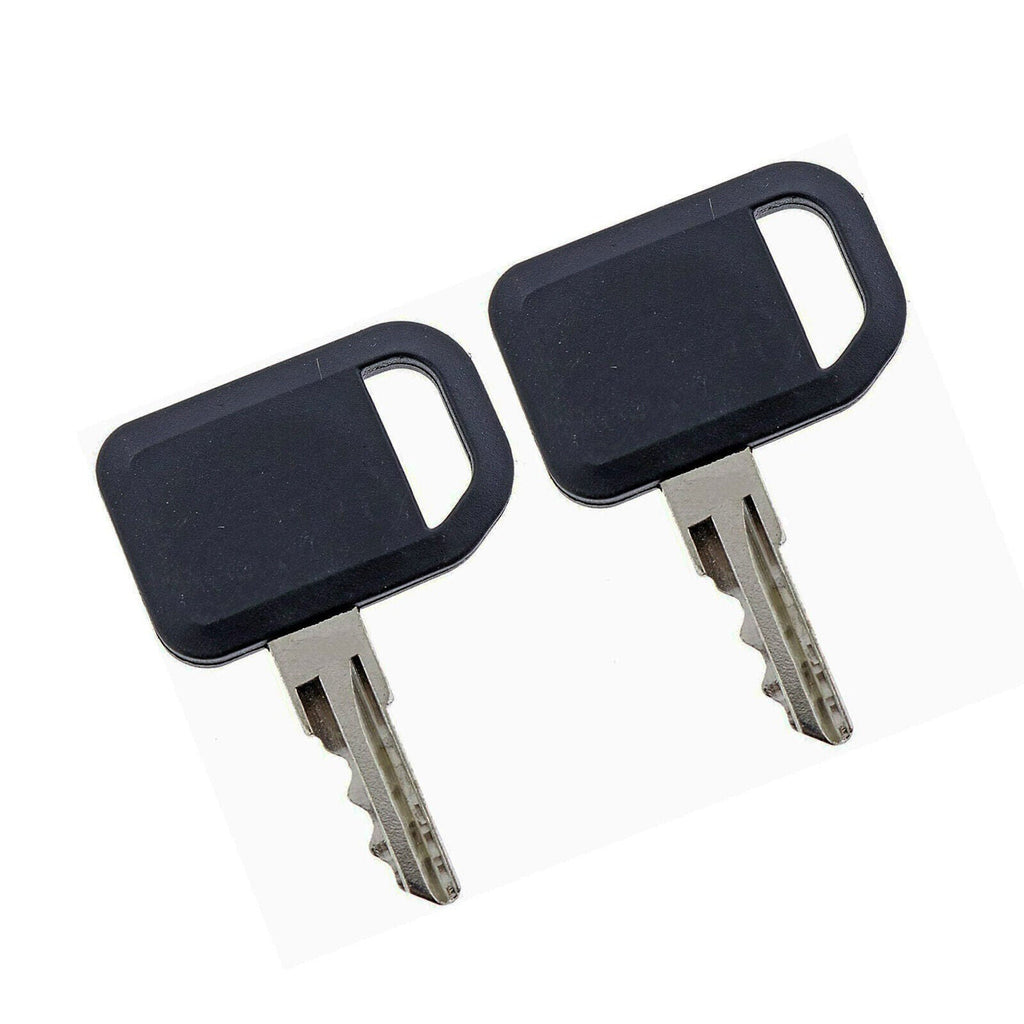 2PCS Ignition Keys AM131841 For John Deere 1200A 1420 1435 1445 1545 1565