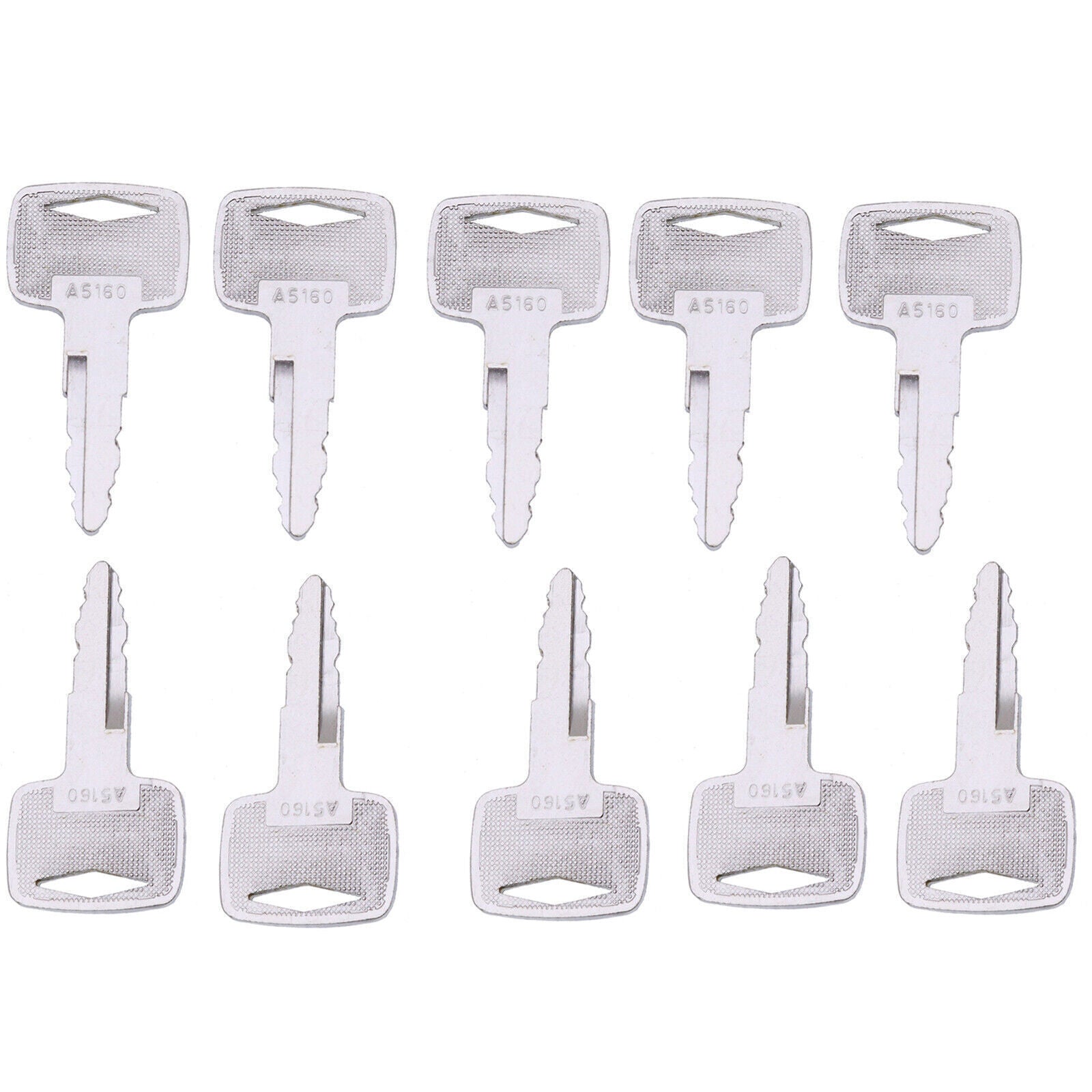 New 10X Ignition Keys 91A07-01910 A5160 For Mitsubishi Caterpillar CAT Forklift