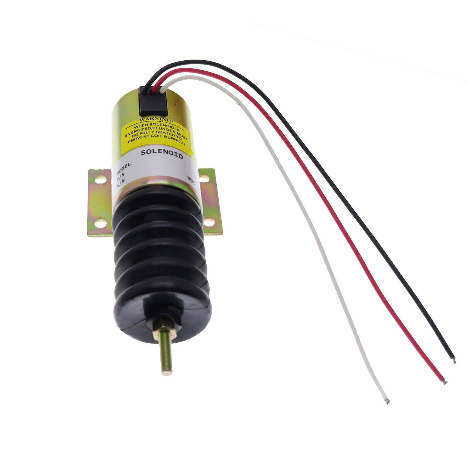 24V Stop Solenoid 119-7017 P613-A1V24 for CAT CB-434C,CB-534C,CB-535B,CB-634C