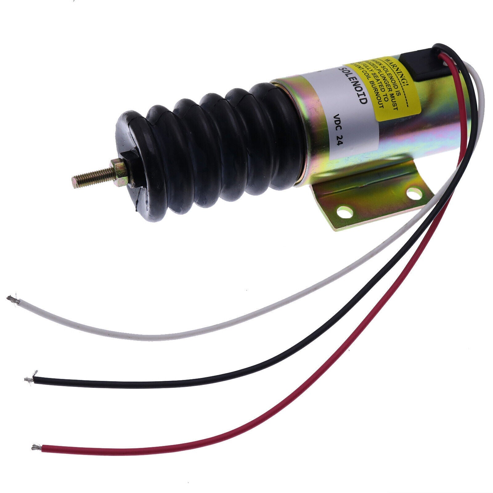 24V Stop Solenoid 119-7017 P613-A1V24 for CAT CB-434C,CB-534C,CB-535B,CB-634C