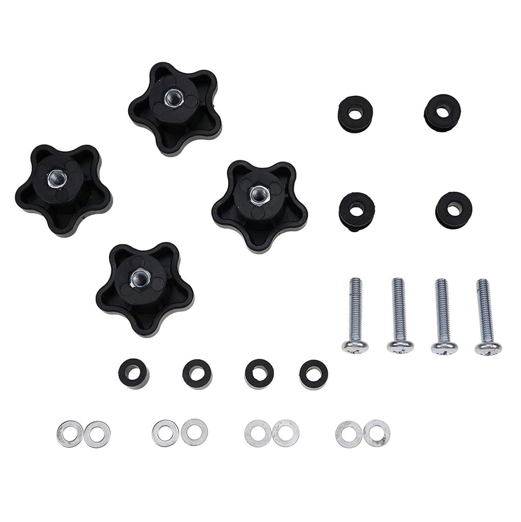 4X  6681614 Top Window Knob Kit for Bobcat T110 T140 T180 T190 751 763 773 863