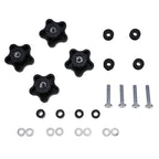 4X  6681614 Top Window Knob Kit for Bobcat T110 T140 T180 T190 751 763 773 863