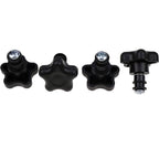 4X  6681614 Top Window Knob Kit for Bobcat T110 T140 T180 T190 751 763 773 863