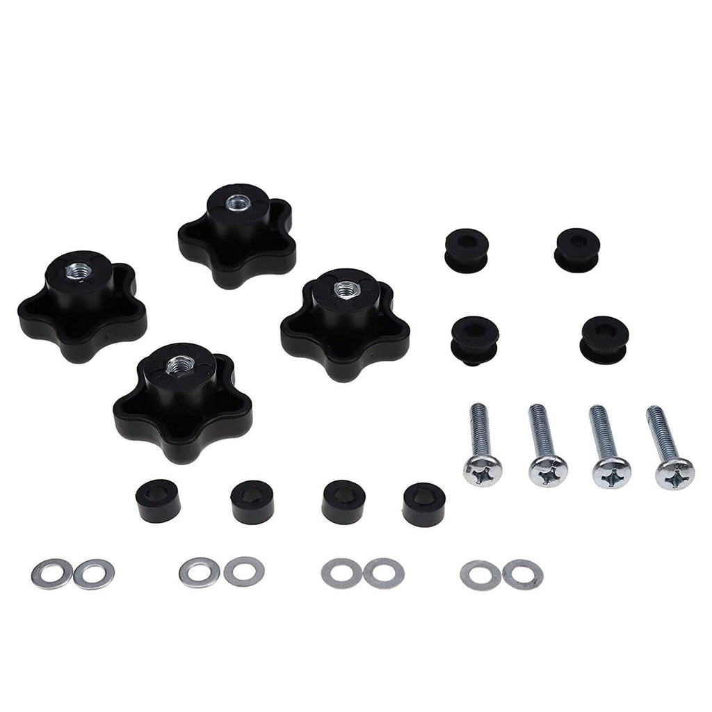 4X  6681614 Top Window Knob Kit for Bobcat T110 T140 T180 T190 751 763 773 863