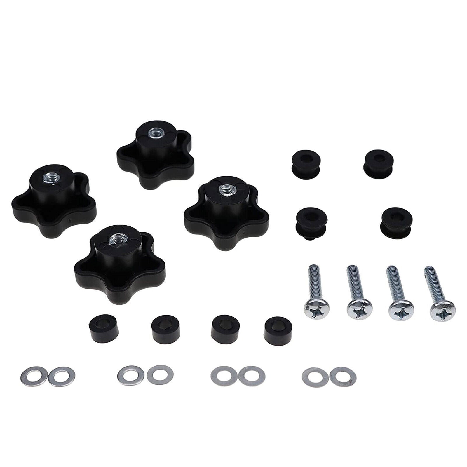 4X  6681614 Top Window Knob Kit for Bobcat T110 T140 T180 T190 751 763 773 863