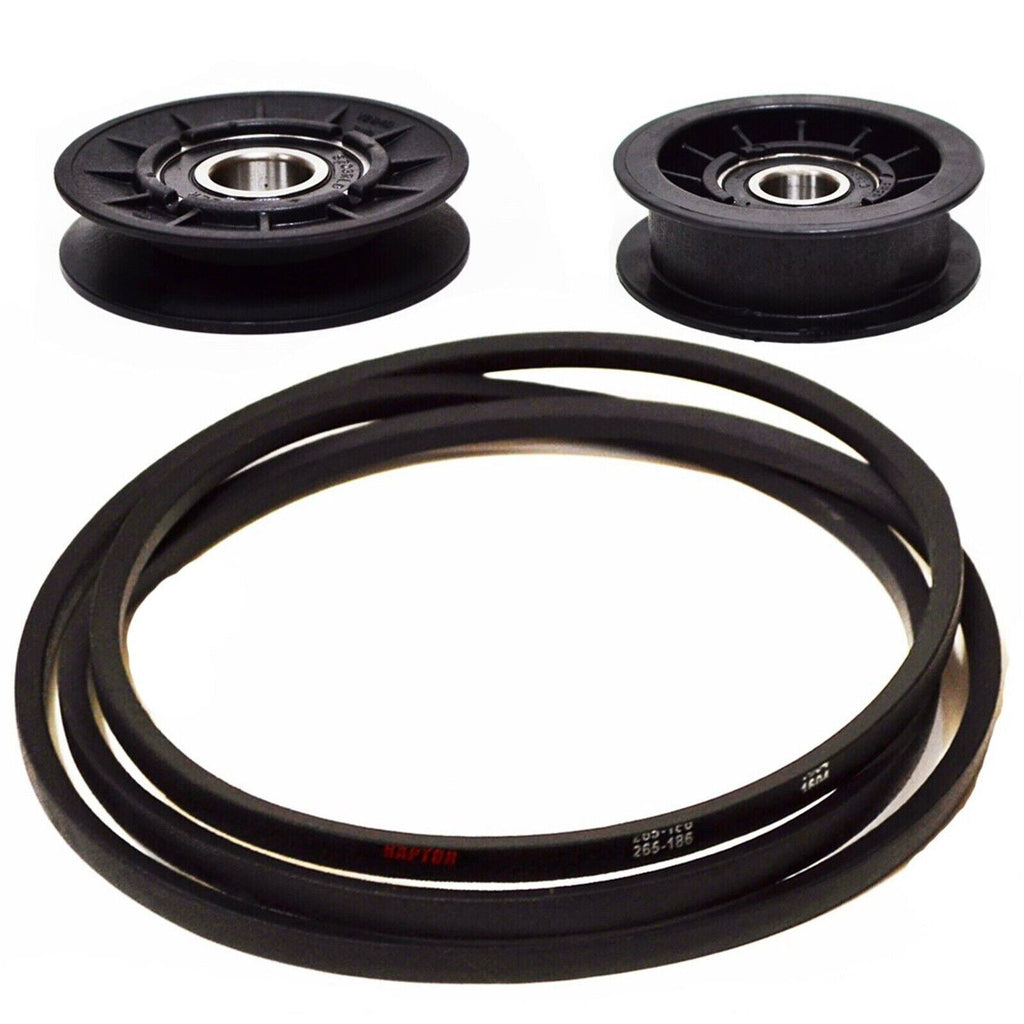 Idler Pulley Drive Belt Kit GX20006 GX20286 GX20287 For John Deere L100 Series