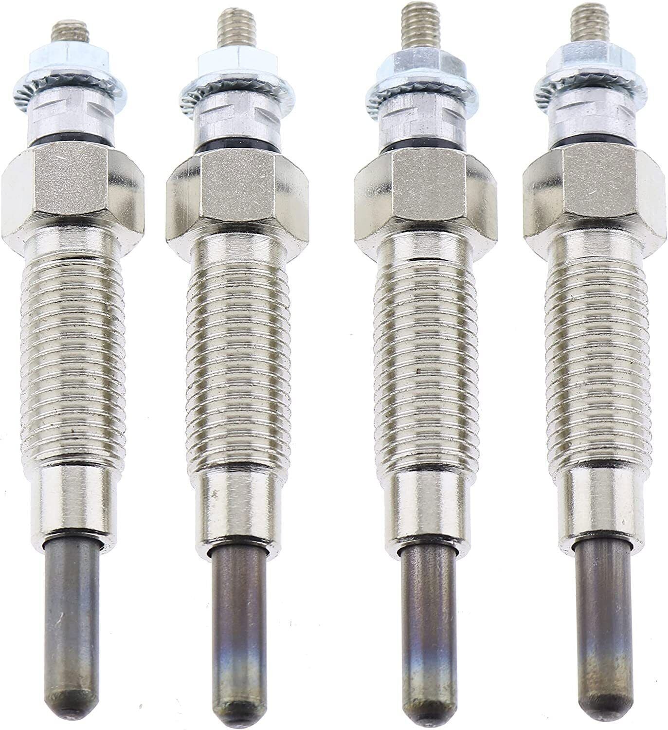 4XPCS Glow Plug  129155-77800 15521-65510 For New Holland L454 L455 L553 L555