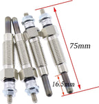 4XPCS Glow Plug  129155-77800 15521-65510 For New Holland L454 L455 L553 L555