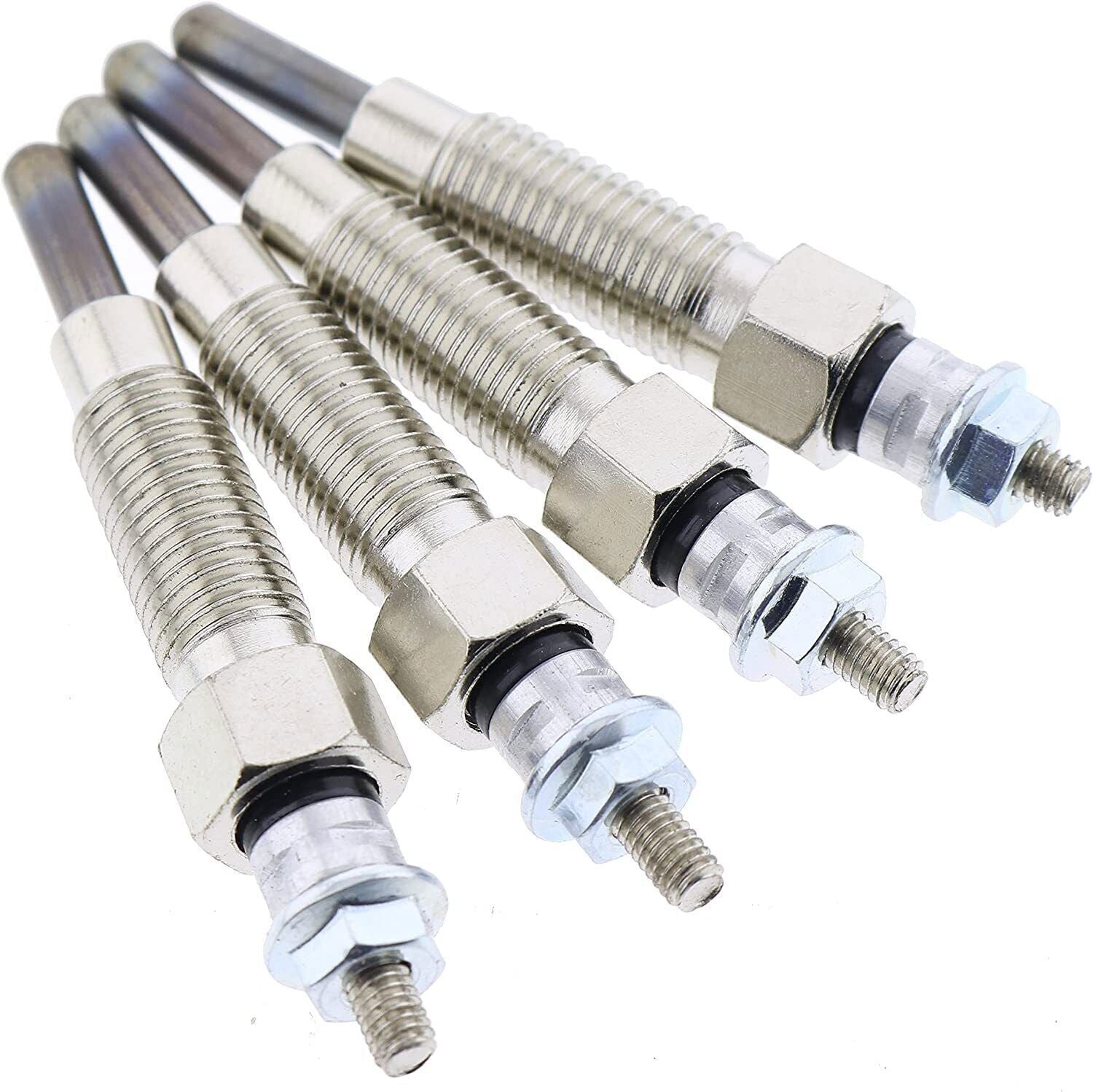 4XPCS Glow Plug  129155-77800 15521-65510 For New Holland L454 L455 L553 L555