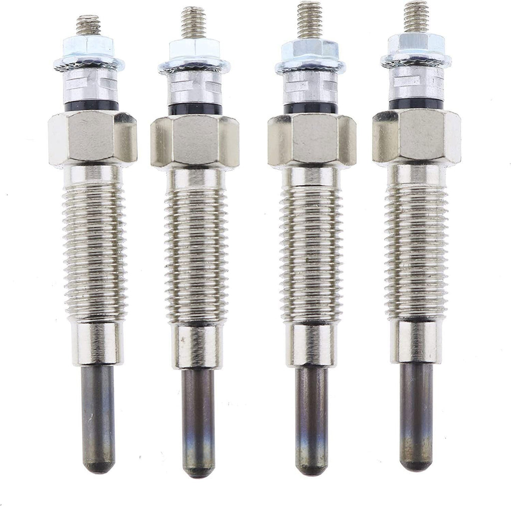 4XPCS Glow Plug  129155-77800 15521-65510 For New Holland L454 L455 L553 L555