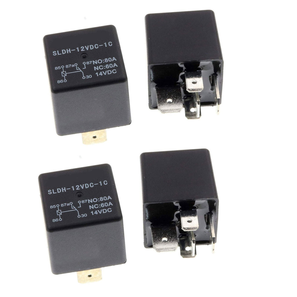4X SLDH-12VDC-1C Relays A Set of Conversion 5 feet 80A 60A 14VDC For Songle
