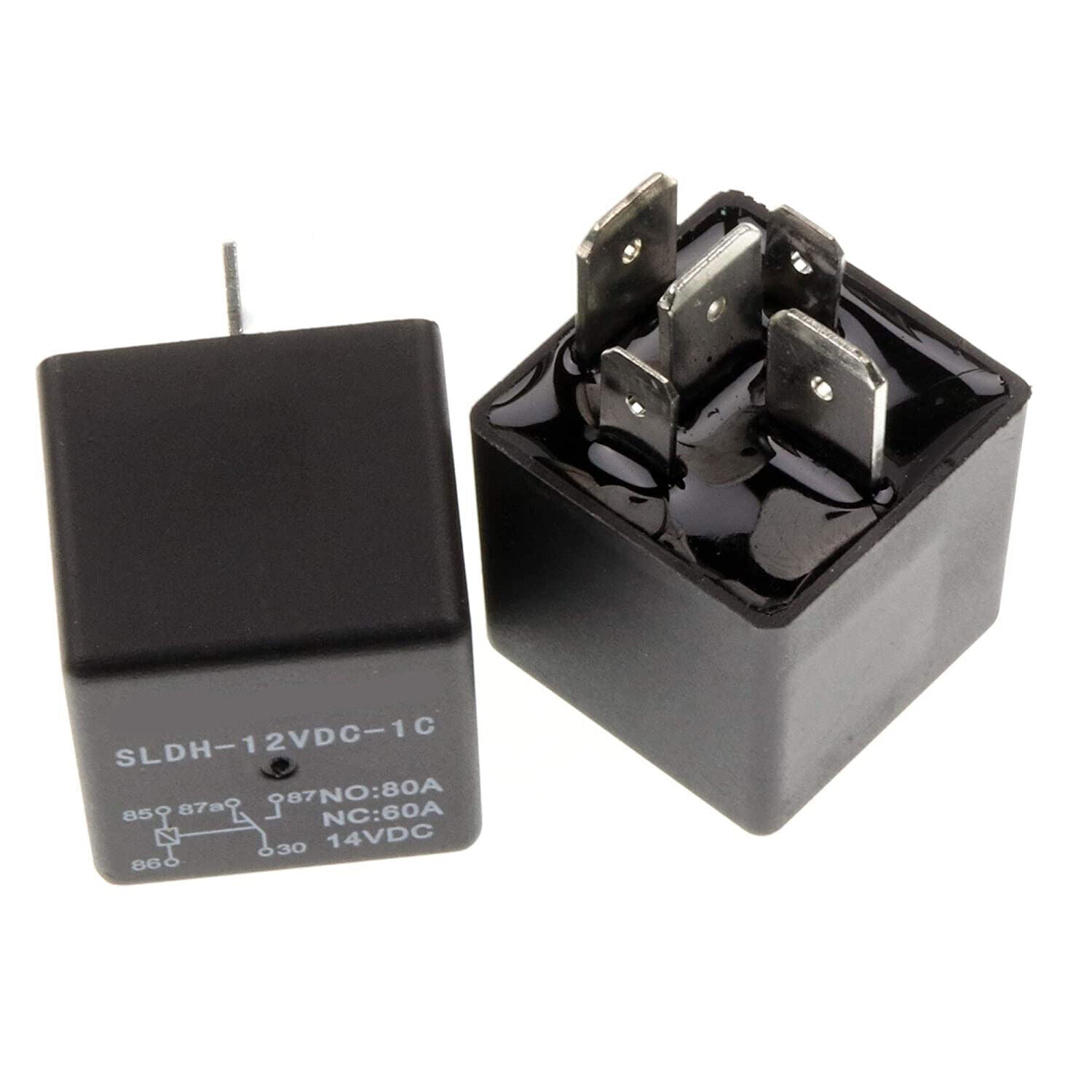 4X SLDH-12VDC-1C Relays A Set of Conversion 5 feet 80A 60A 14VDC For Songle