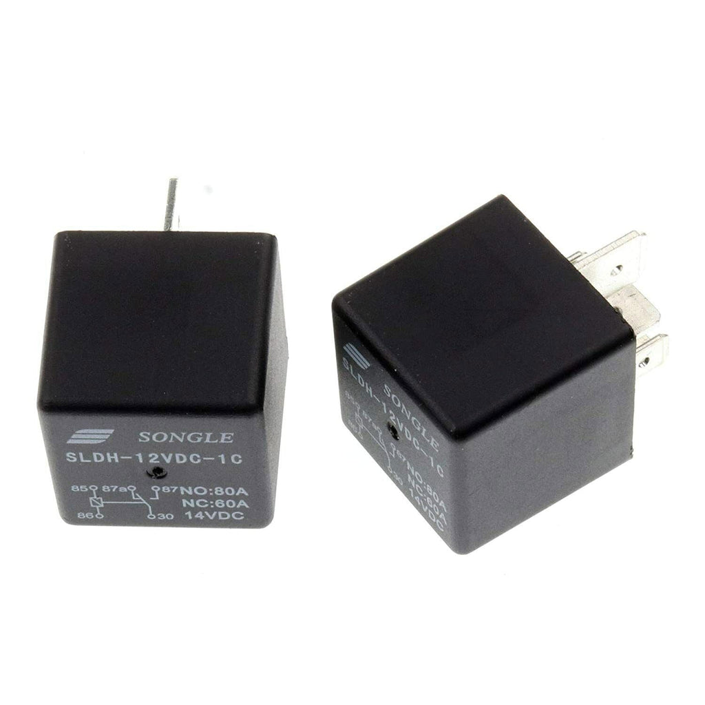 4X SLDH-12VDC-1C Relays A Set of Conversion 5 feet 80A 60A 14VDC For Songle