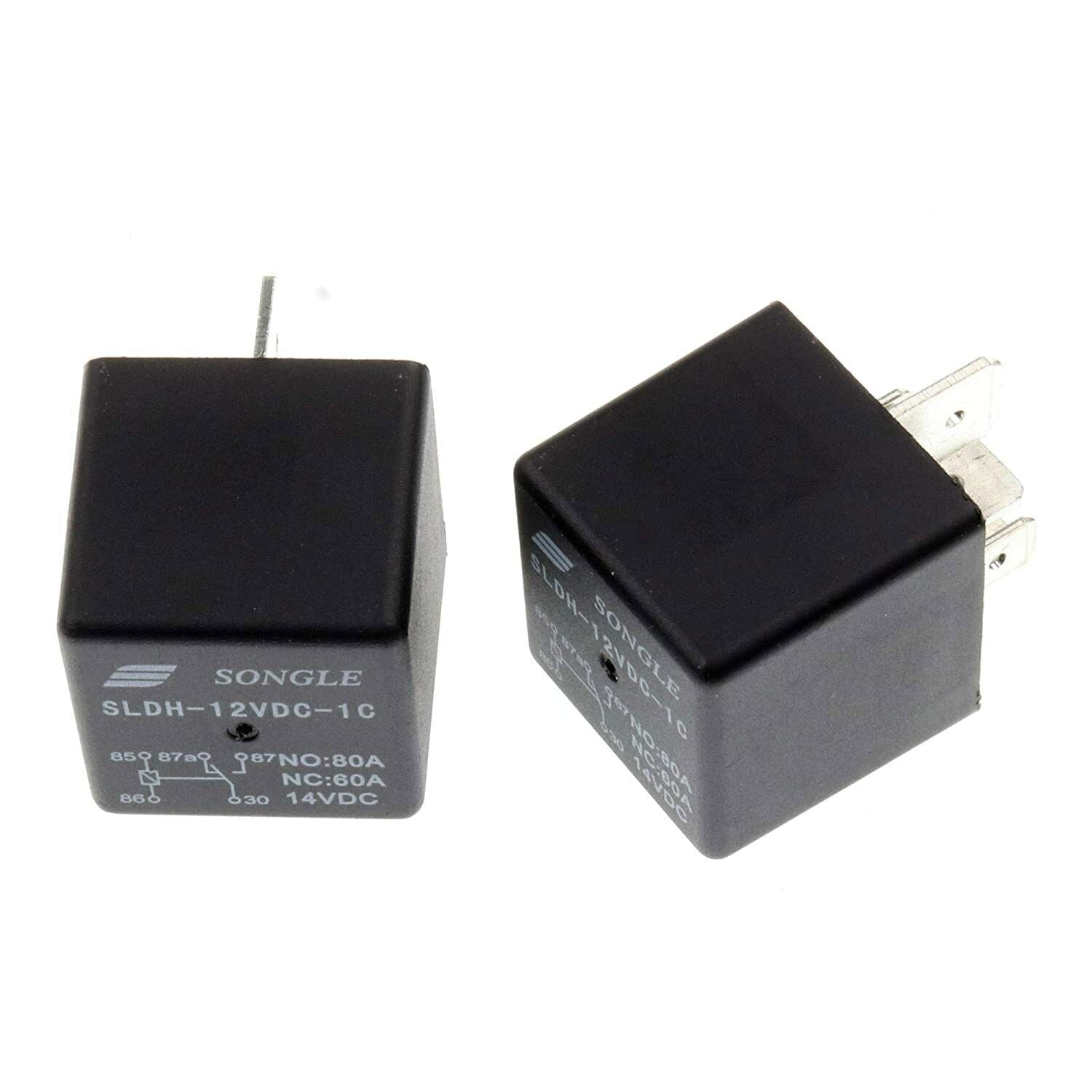 4X SLDH-12VDC-1C Relays A Set of Conversion 5 feet 80A 60A 14VDC For Songle