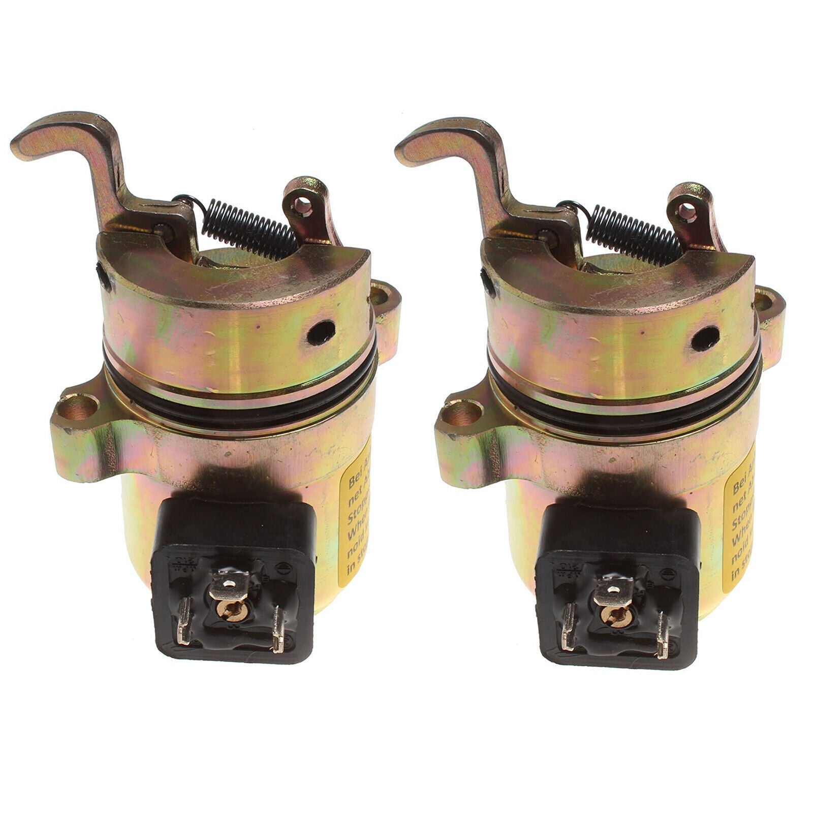 2PCS Fuel Shutoff Solenoid Valve 04272733 For Deutz Engines F2L1011, F3L1011