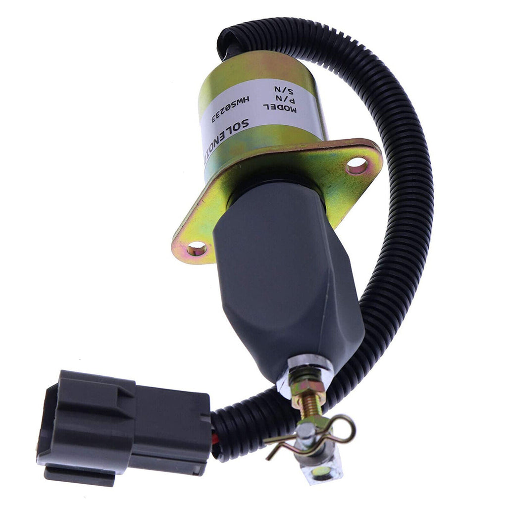 NEW Fuel Stop Solenoid SA-4673-S For Yanmar Engine Hyundai Small Excavator