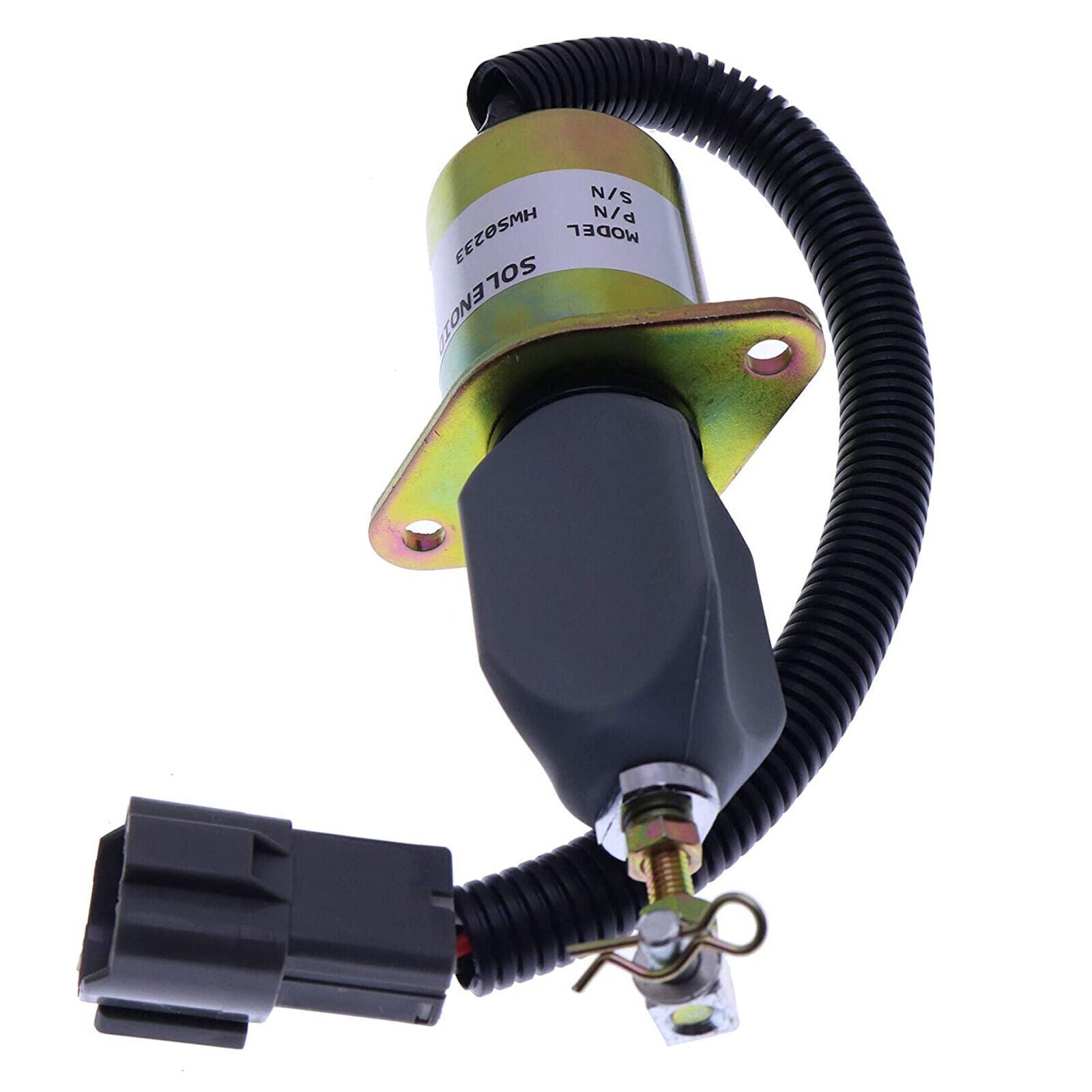 NEW Fuel Stop Solenoid SA-4673-S For Yanmar Engine Hyundai Small Excavator