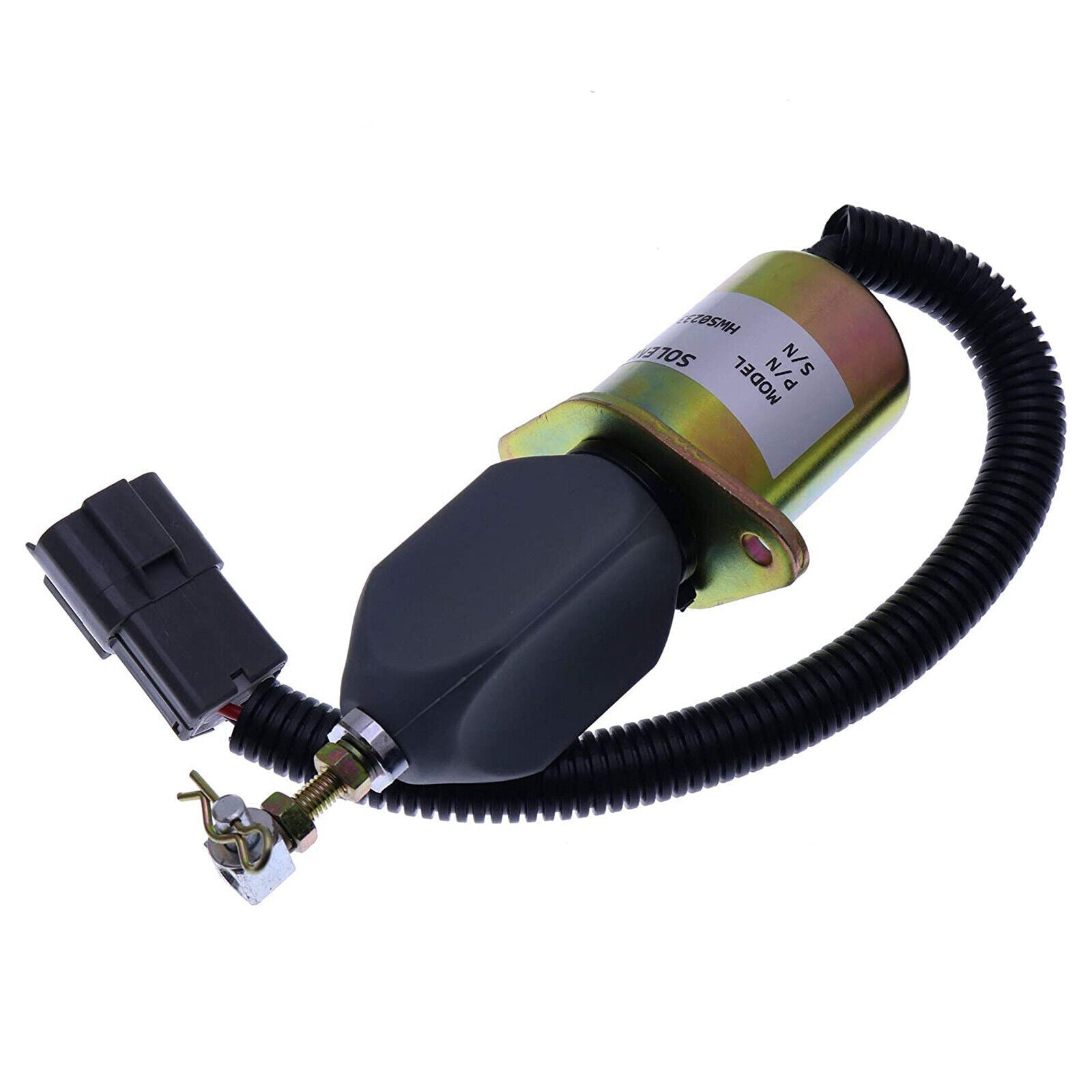 NEW Fuel Stop Solenoid SA-4673-S For Yanmar Engine Hyundai Small Excavator