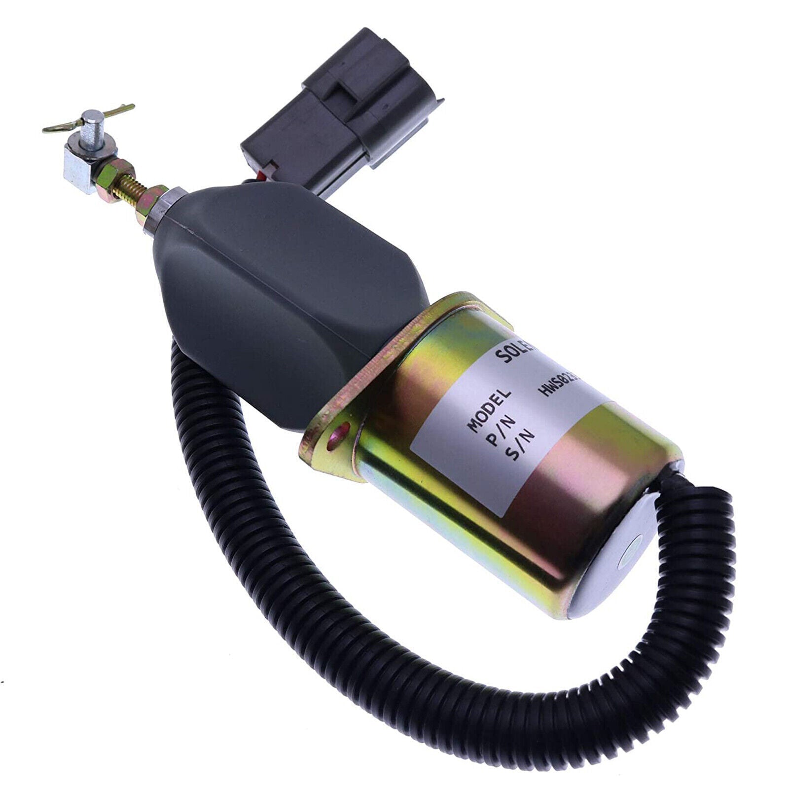 NEW Fuel Stop Solenoid SA-4673-S For Yanmar Engine Hyundai Small Excavator