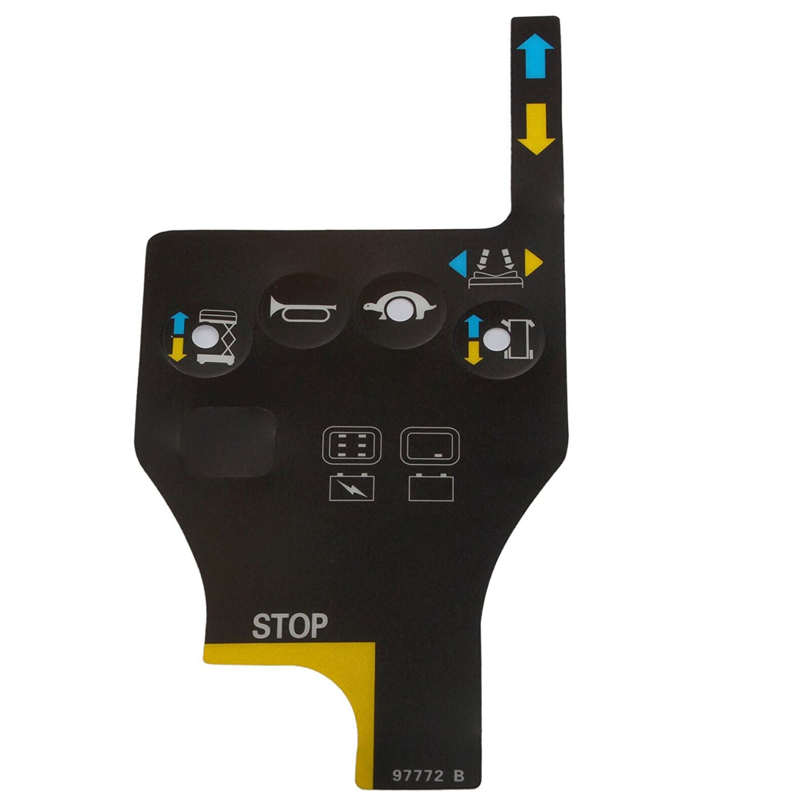 Control Box Overlay/Decal 97772GT For Genie GS-2668 GS-3268 GS-3246 GR-12 GR-15