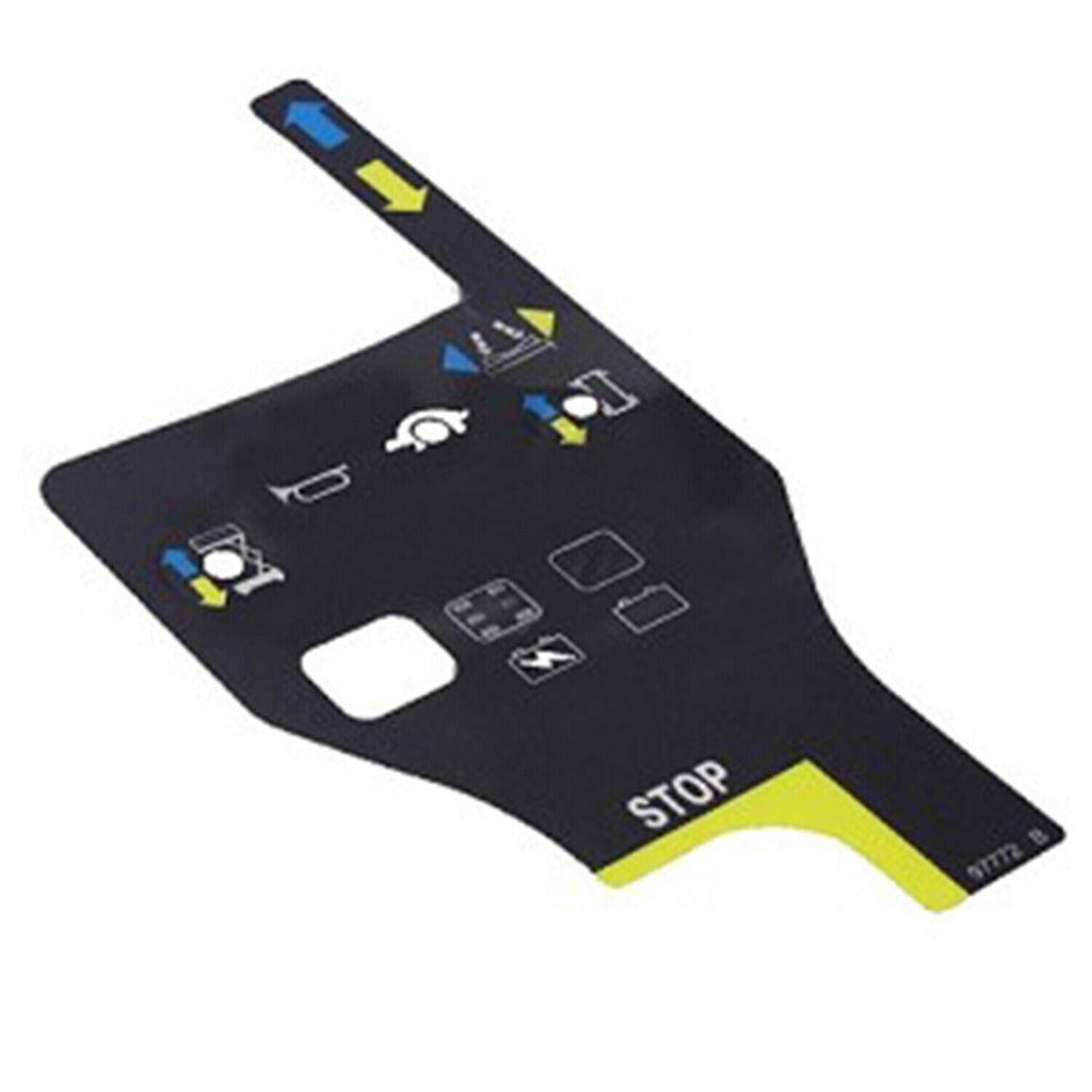 Control Box Overlay/Decal 97772GT For Genie GS-2668 GS-3268 GS-3246 GR-12 GR-15