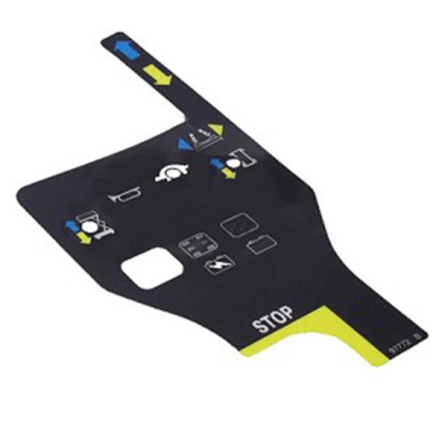 Control Box Overlay/Decal 97772GT For Genie GS-2668 GS-3268 GS-3246 GR-12 GR-15