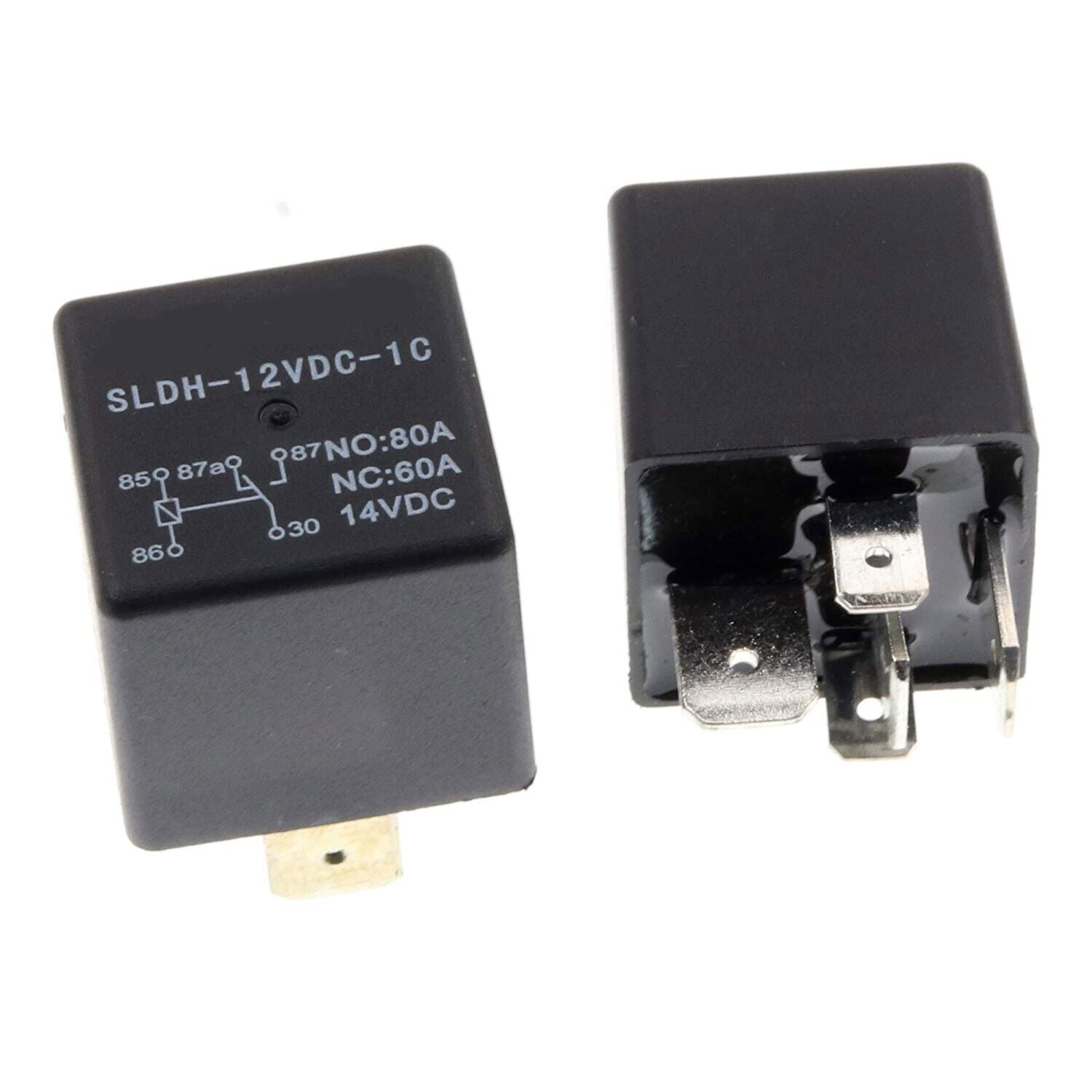 2PCS High Power Automotive Relay SLDH-12VDC-1C NO 80A NC 60A 14VDC For Songle