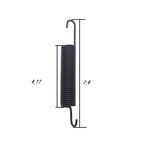 2PCS M45123 Extension Spring For John Deere 9400 9410 9450 9500 9501 9510 9550