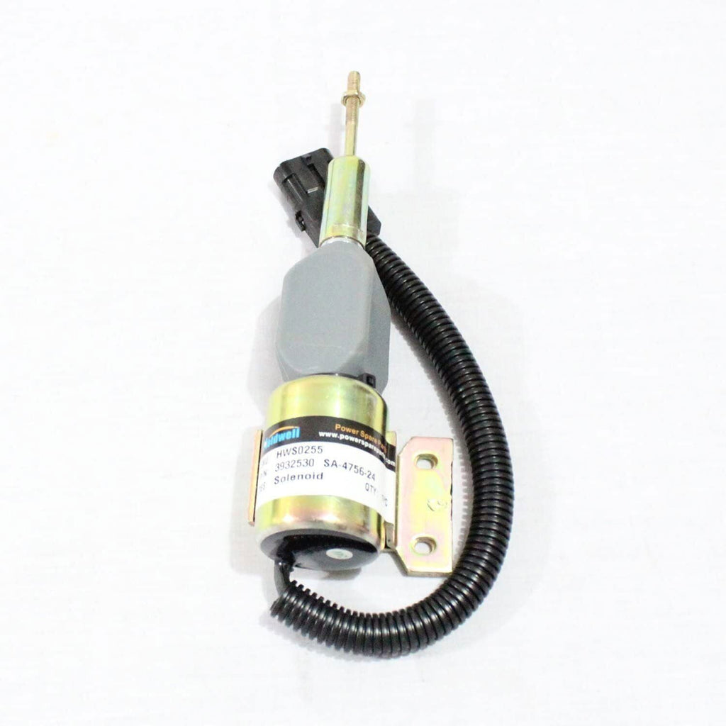 24V SA-4756-24 Fuel Shut Off Solenoid 3932530 For Cummins 5.9L 6BT Excavator