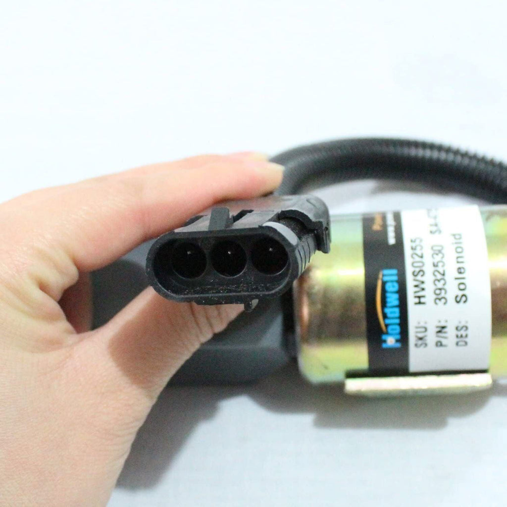 24V SA-4756-24 Fuel Shut Off Solenoid 3932530 For Cummins 5.9L 6BT Excavator