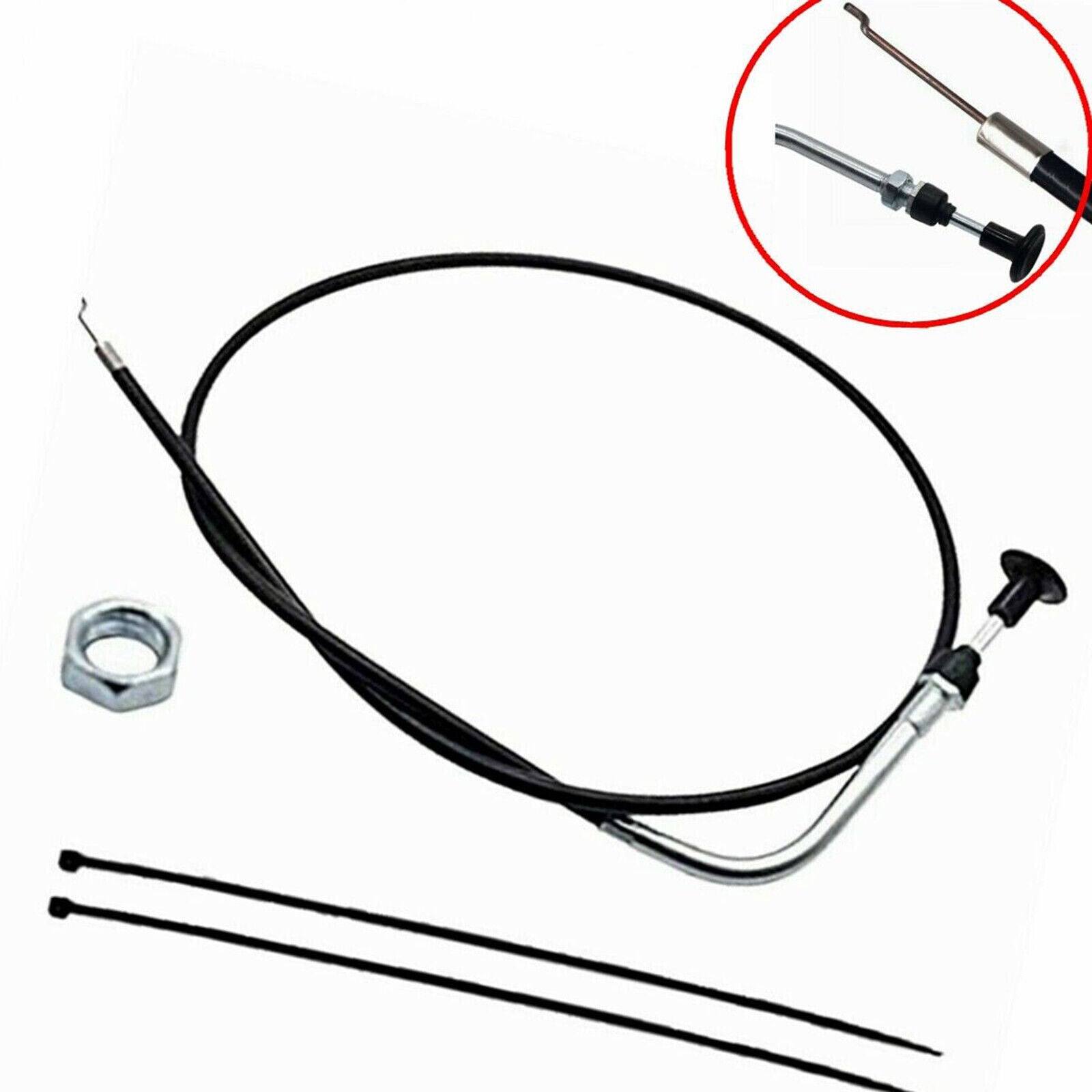 Chock Cable 112-9753 For 74365, 74366, 74374, 74376, 74386, 74387 Toro 102118
