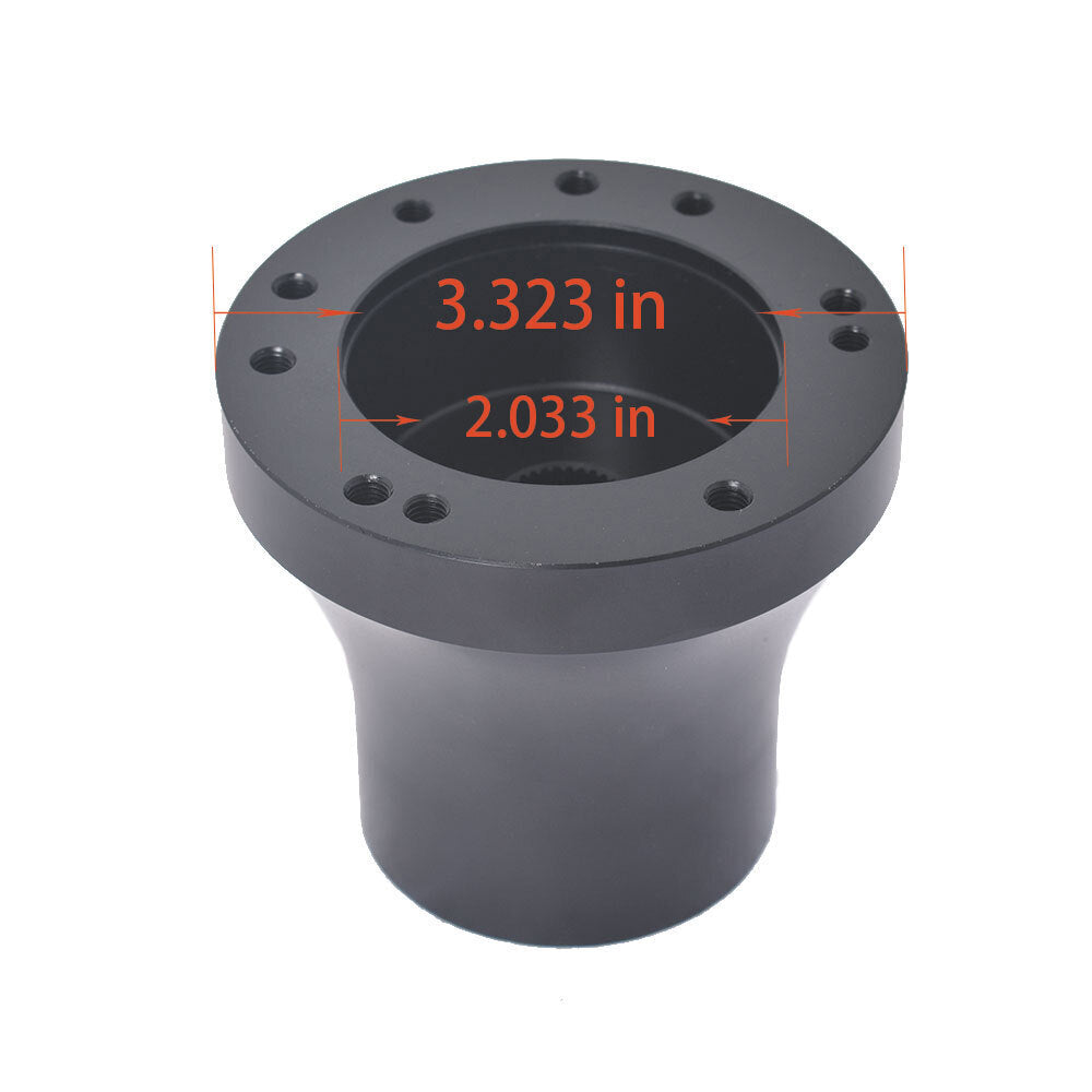 For Club Car DS New Steering Wheel Hub Adapter 2019 Black Golf Cart 5/6 Hole