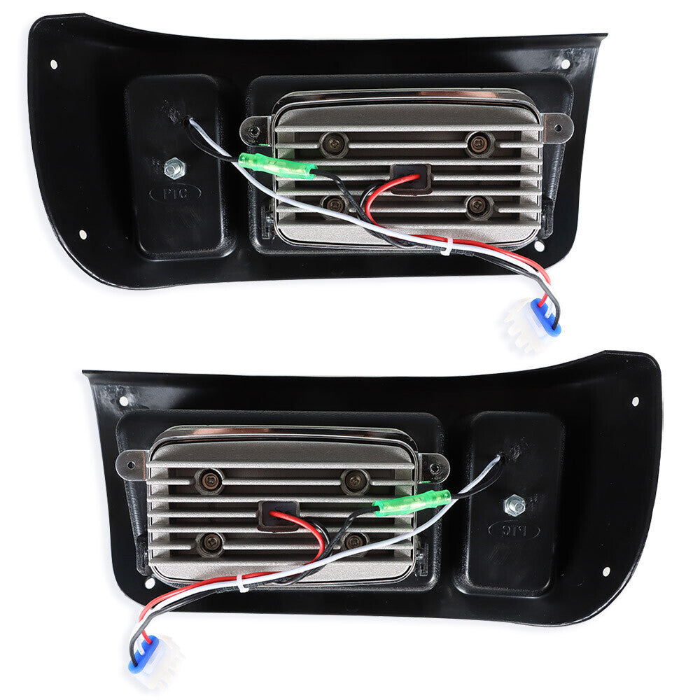 Golf Cart LED Headlights + Tail Lights Kit 1993+ For Club Car DS G&E Golf Cart