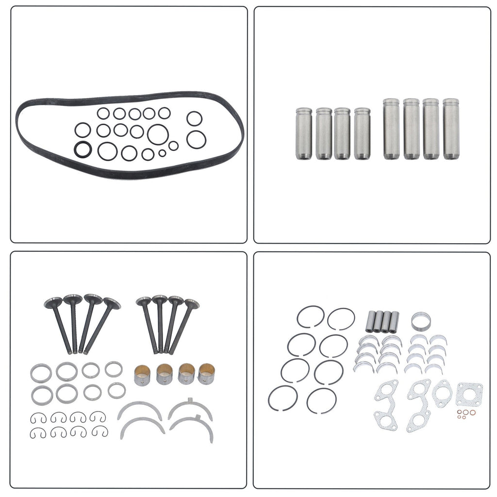 Overhaul Rebuild Kit For Kubota Engine V1902 V1902B Bobcat Excavator 231  KH40