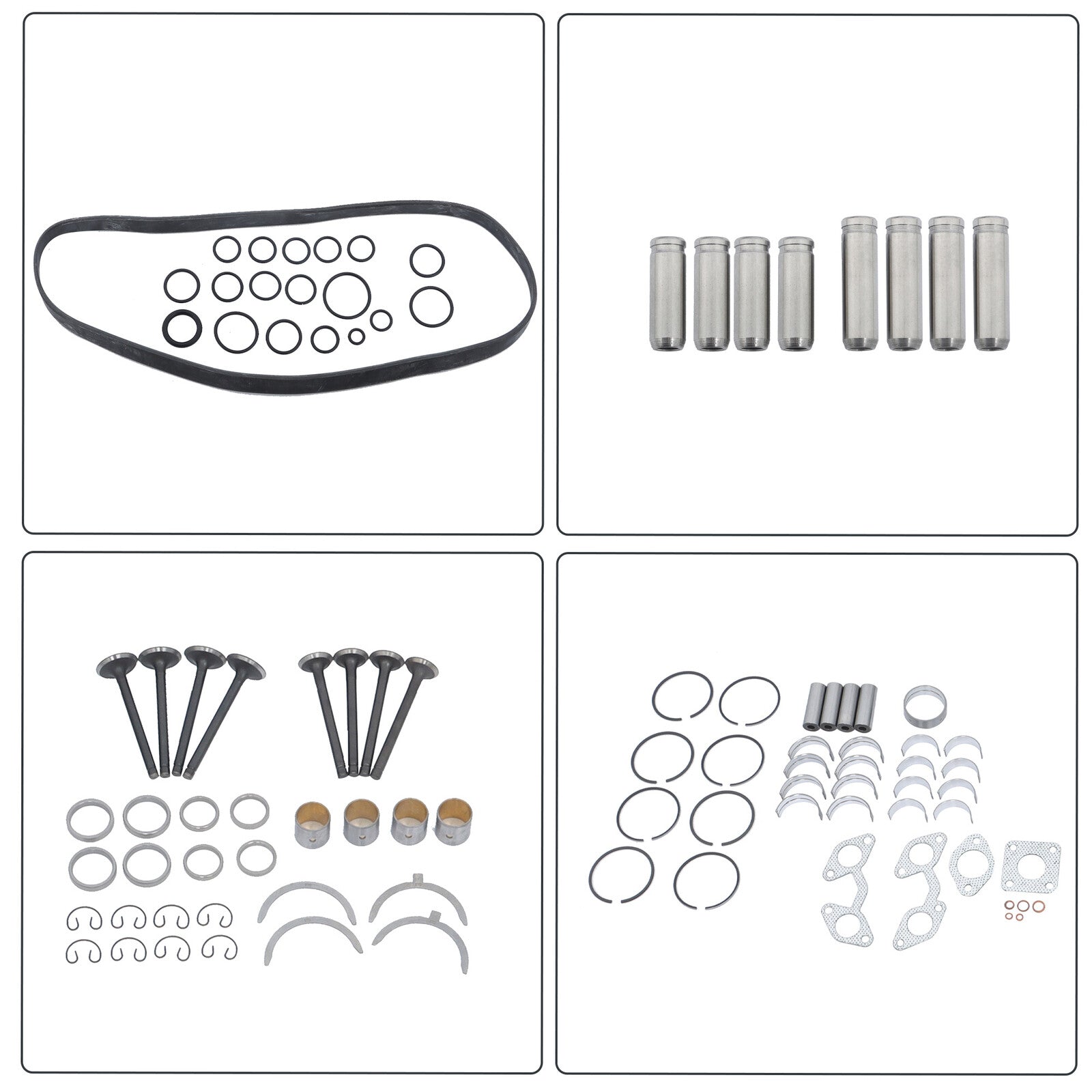 Overhaul Rebuild Kit For Kubota Engine V1902 V1902B Bobcat Excavator 231  KH40
