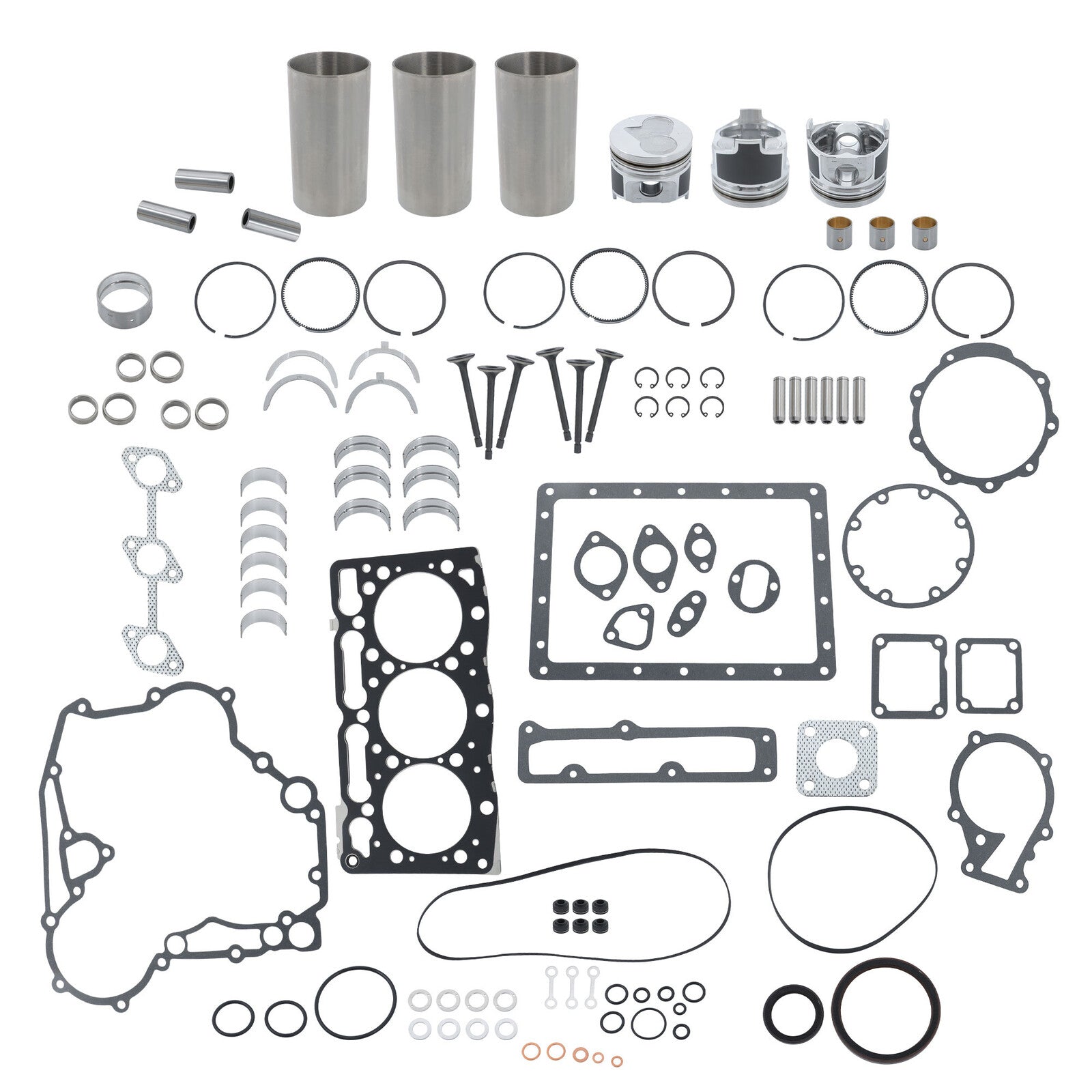 D1305 Engine Overhaul Rebuild Kit With Valve for Kubota Tractor