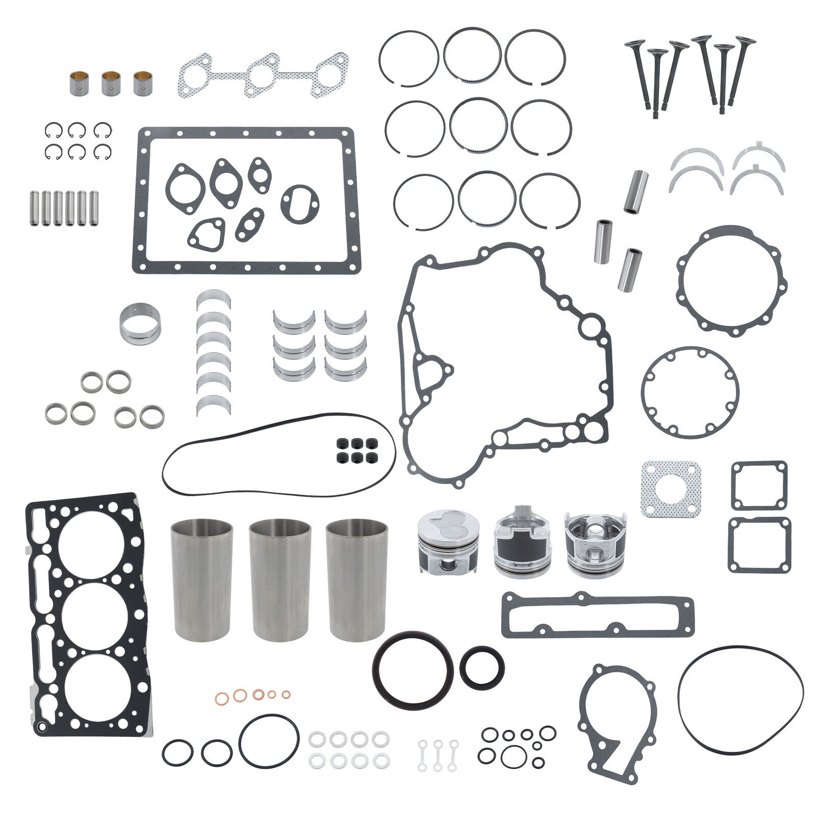 D1305 Engine Overhaul Rebuild Kit With Valve for Kubota Tractor