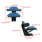 Blue Tractor Suspension Seat For Ford /New Holland 4000 5000 5600 5610 5900 5910