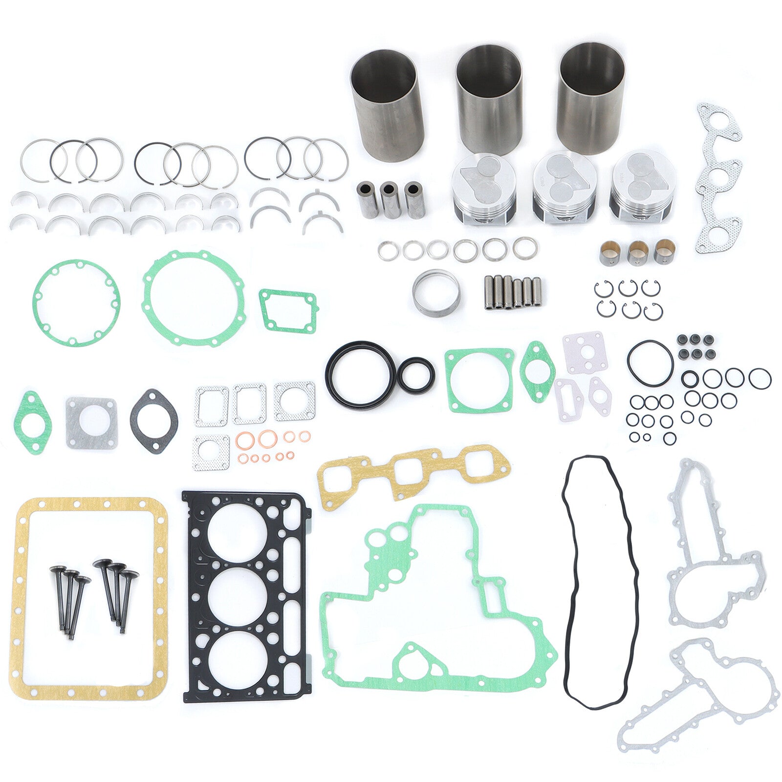 D1703 D1703E Engine Rebuild Kit For Kubota Tractor L3300DT L3410DT L3400 L3430