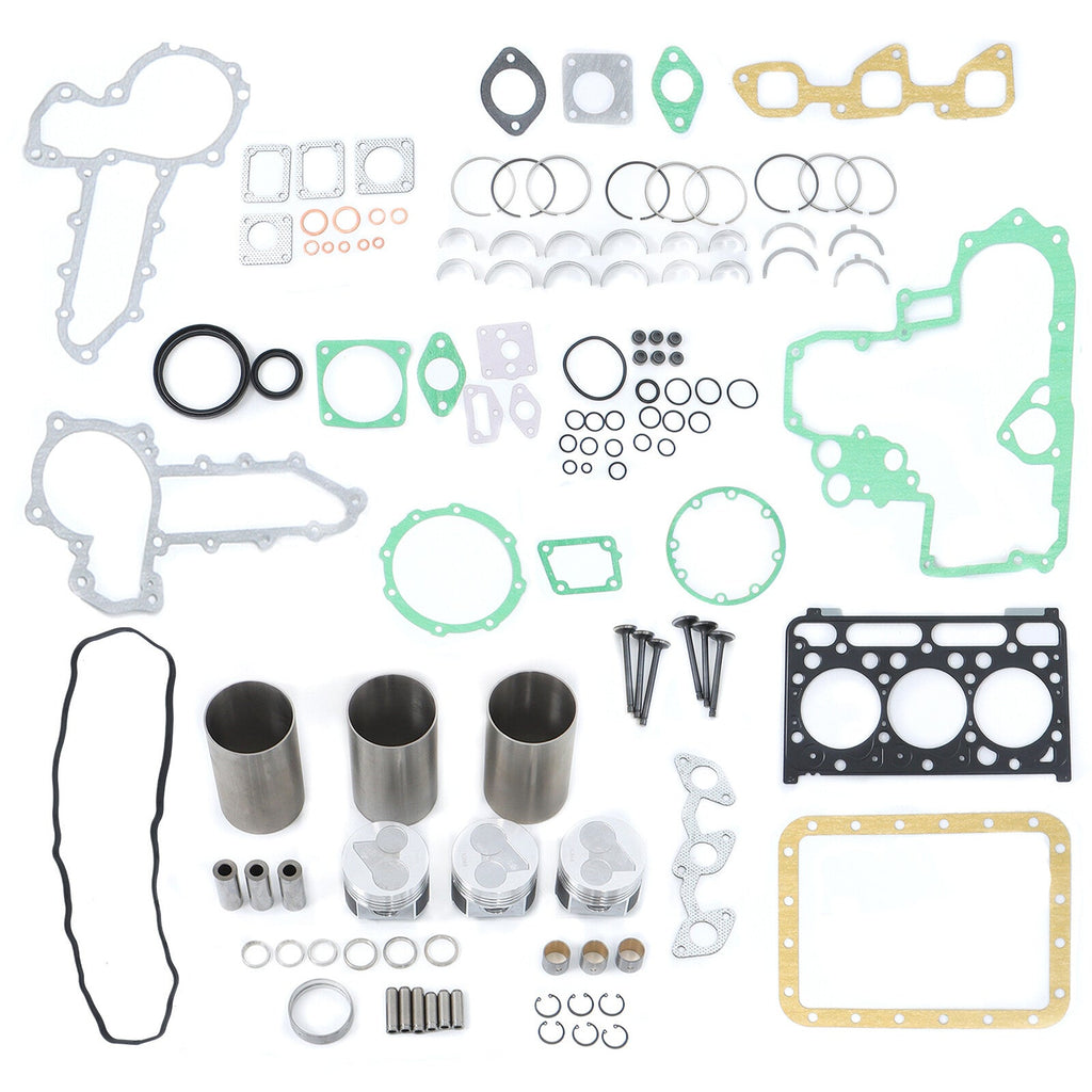 D1703 D1703E Engine Rebuild Kit For Kubota Tractor L3300DT L3410DT L3400 L3430