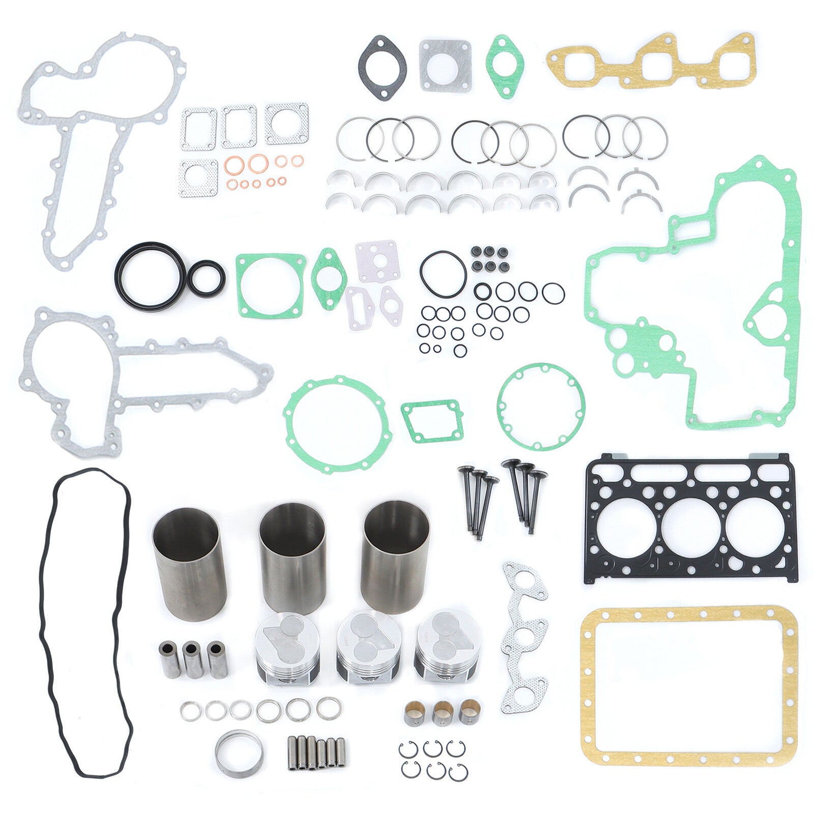 D1703 D1703E Engine Rebuild Kit For Kubota Tractor L3300DT L3410DT L3400 L3430
