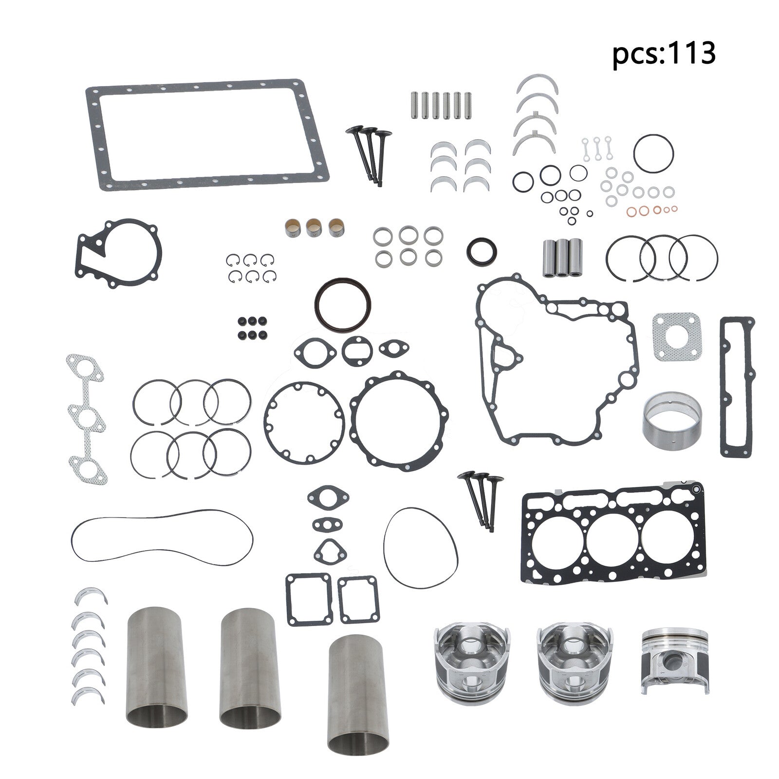 D1105 Overhaul Rebuild Kit For Kubota D1105 Engine B2410HSD RTV1100 Excavator