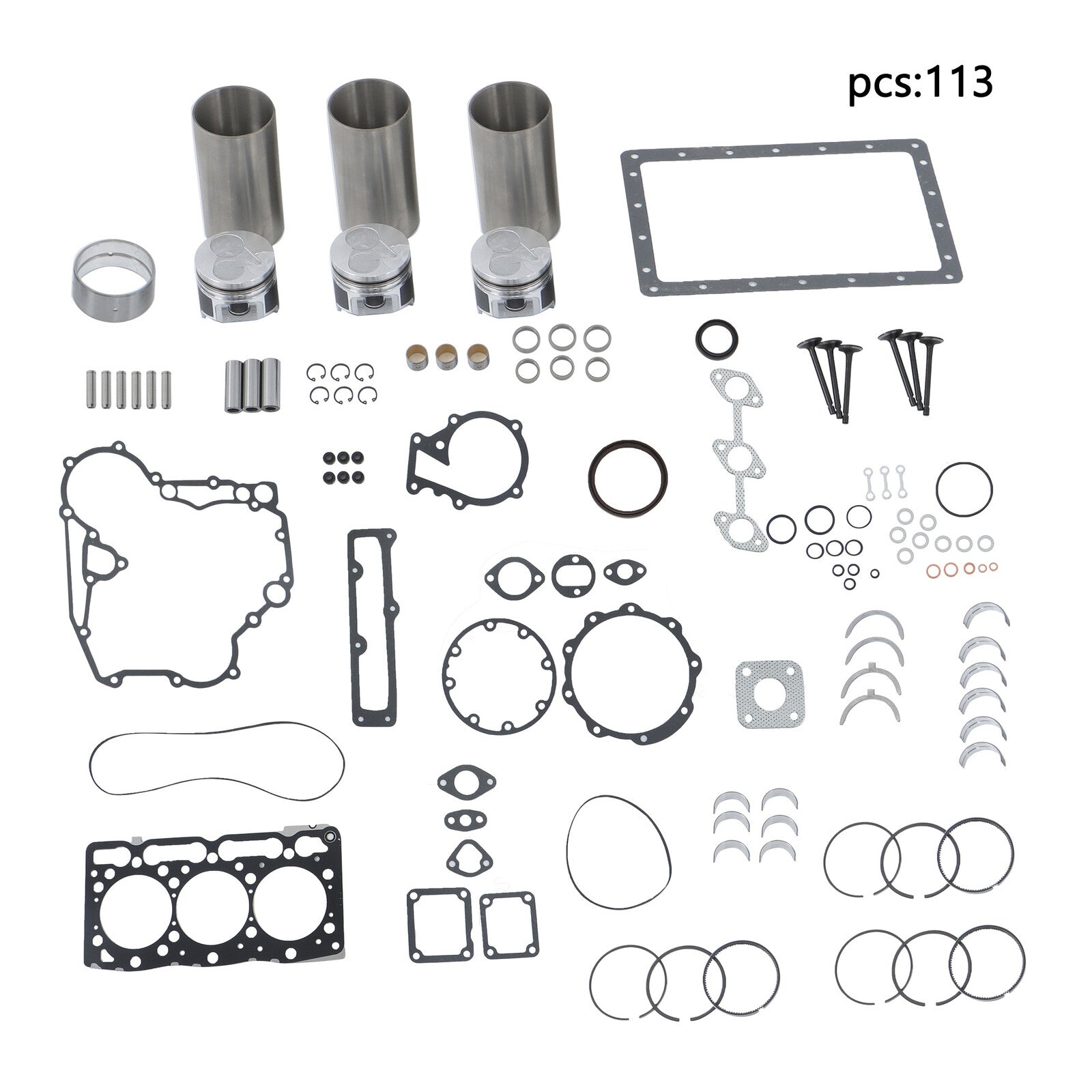 D1105 Overhaul Rebuild Kit For Kubota D1105 Engine B2410HSD RTV1100 Excavator