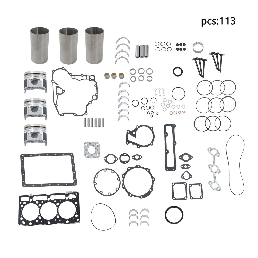 D1105 Overhaul Rebuild Kit For Kubota D1105 Engine B2410HSD RTV1100 Excavator