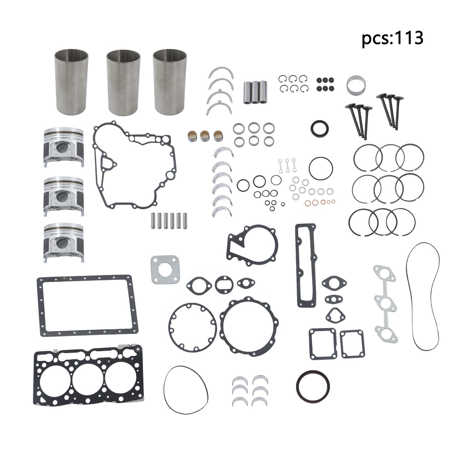 D1105 Overhaul Rebuild Kit For Kubota D1105 Engine B2410HSD RTV1100 Excavator