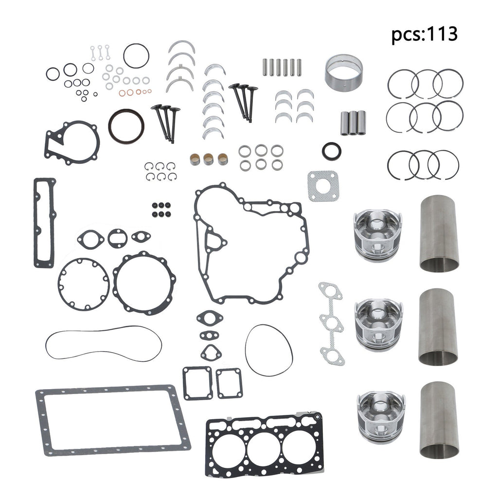 D1105 Overhaul Rebuild Kit For Kubota D1105 Engine B2410HSD RTV1100 Excavator
