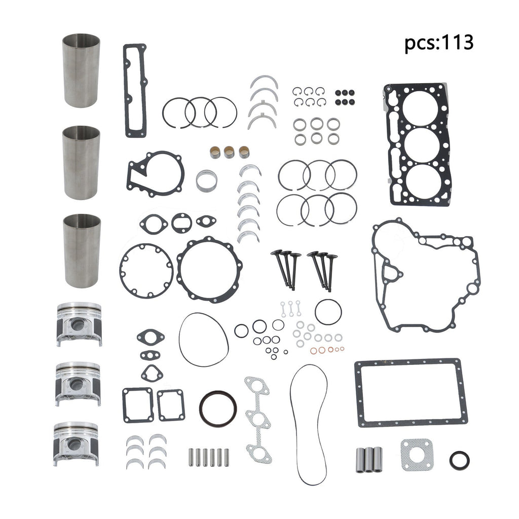 D1105 Overhaul Rebuild Kit For Kubota D1105 Engine B2410HSD RTV1100 Excavator